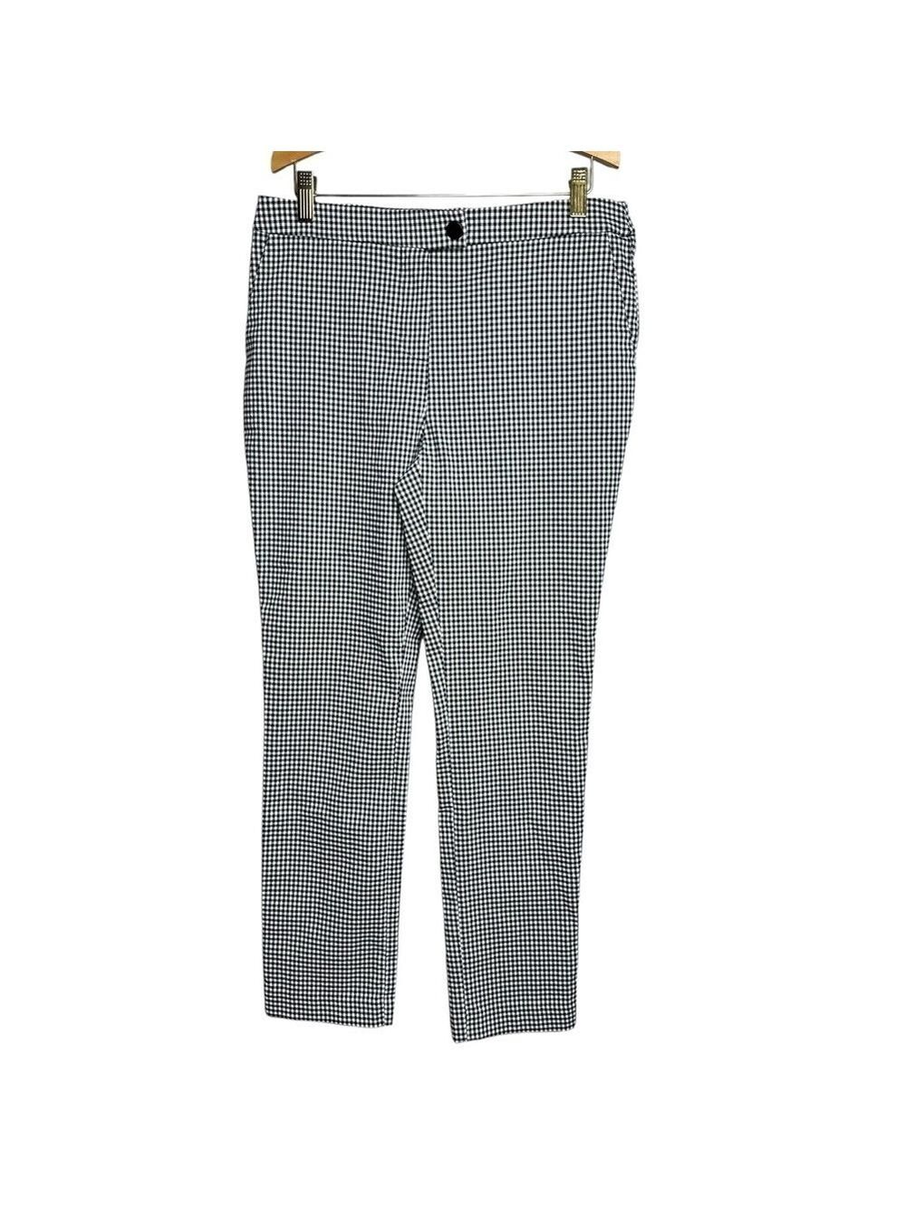 Jules‎ & Leopold Gingham Black & White Career Slacks Pants Size Small